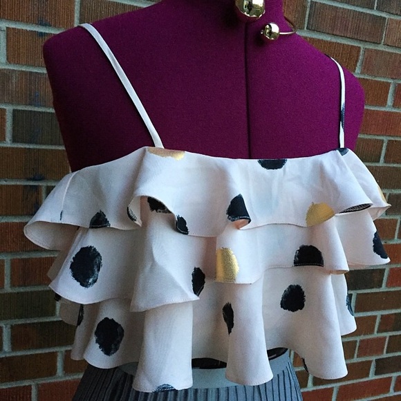 Polka dot crop top - Picture 8 of 9